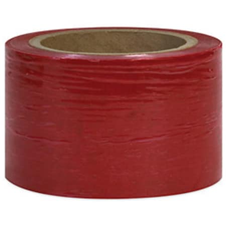 Officespace Bundling Stretch Film - Red - 3 in. x 80 Gauge x 1000 foot OF3349580